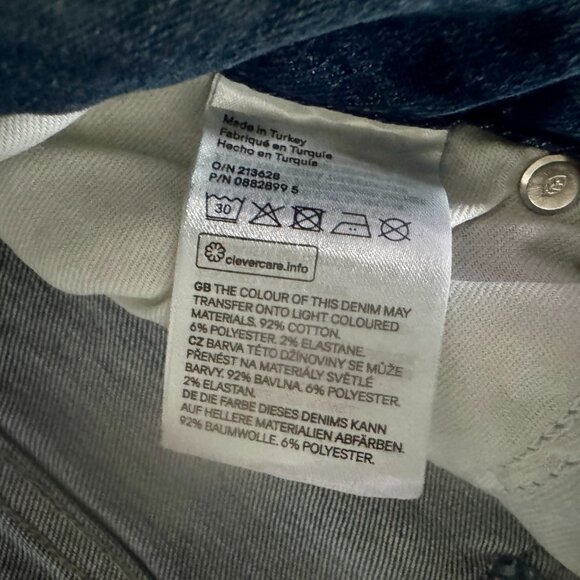 &Denim by H&M Super Skinny High Waist Jeans | Size 18 | Ankle Length | Distresse - Picture 7 of 8